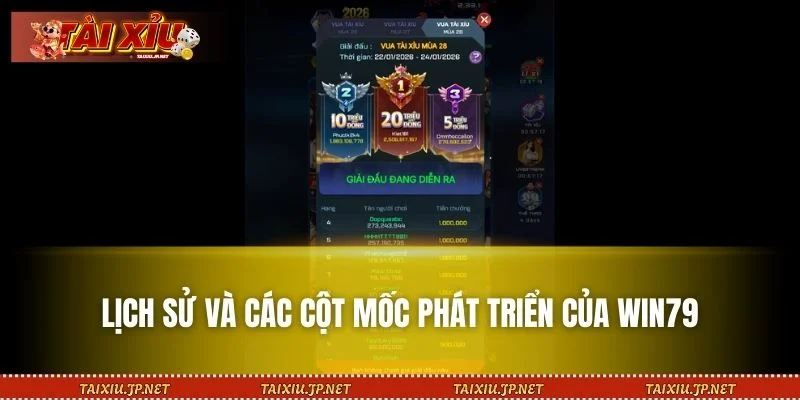 Những cột mốc lịch sử khẳng định vị thế thương hiệu WIN79