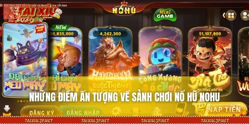 Những điểm ấn tượng của loạt game nổ hũ nhà cái